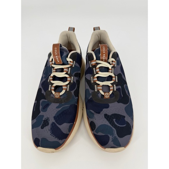 Cole Haan Other - Cole Haan Zerogrand Journey Runner Mens Navy Blue Camo Mesh Sneakers Size 9.5